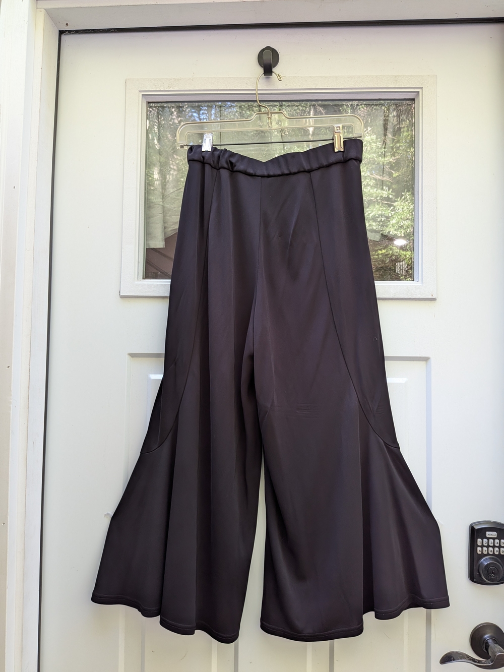 Flowy Palazzo Pants in Classic Black Boho Festival